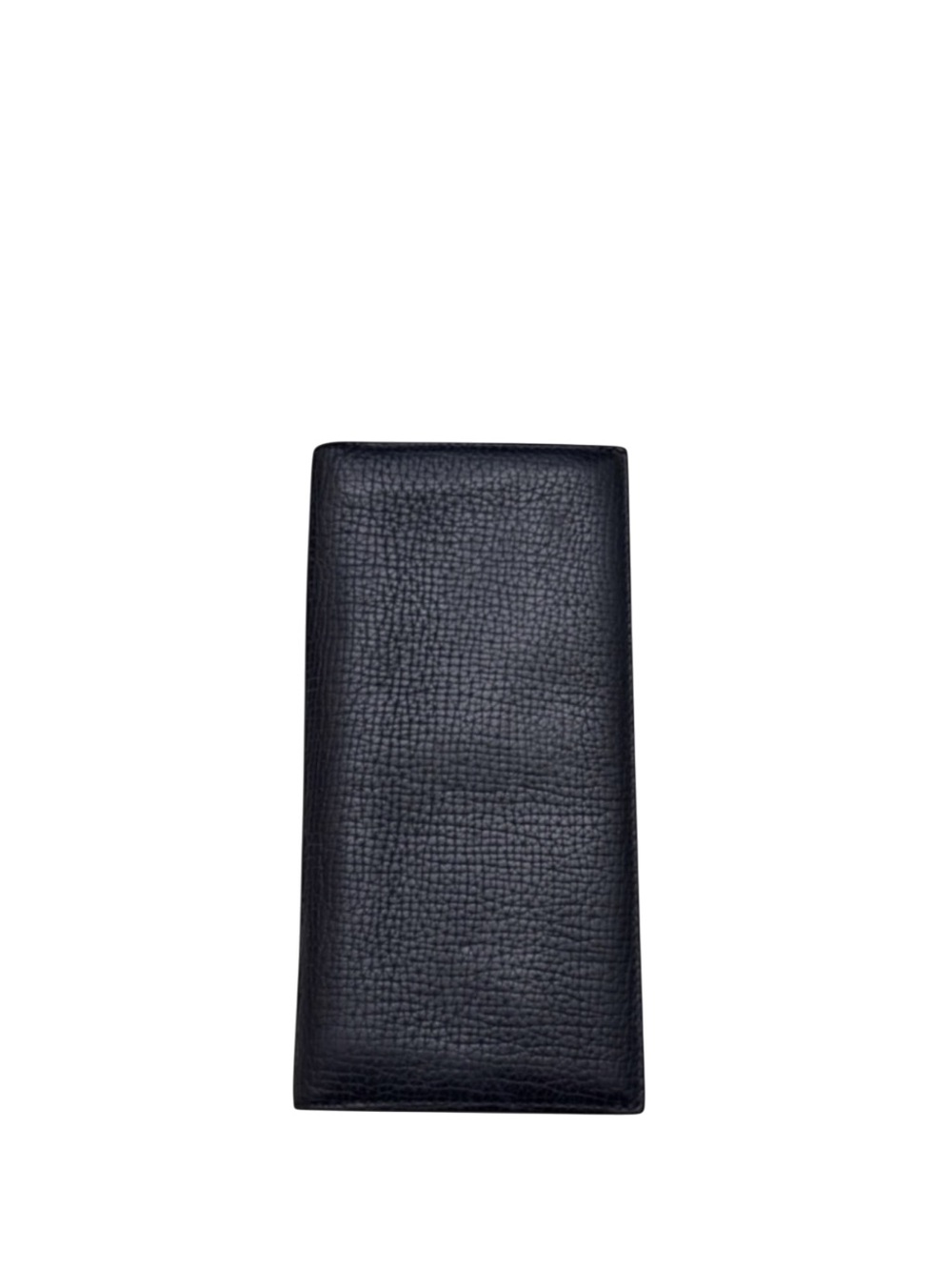 SMYTHSON OF BOND STREET - MENS TEXTURED SOFT LEATHER BLUE LONG BIFOLD WALLET